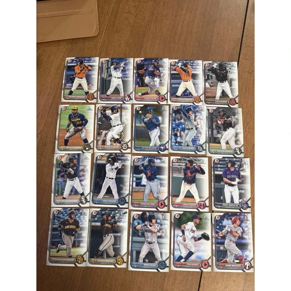 Topps‎ 2022 MLB baseball cards BP Random lot of 50, no dupes